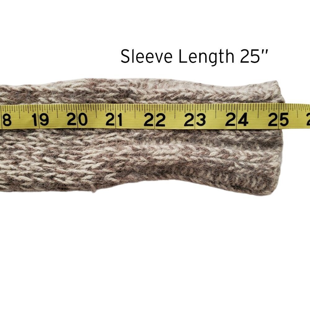 American Eagle Angora Rabbit Hair Wool Blend Form Fitting Open Weave Sweater XS - Picture 12 of 14